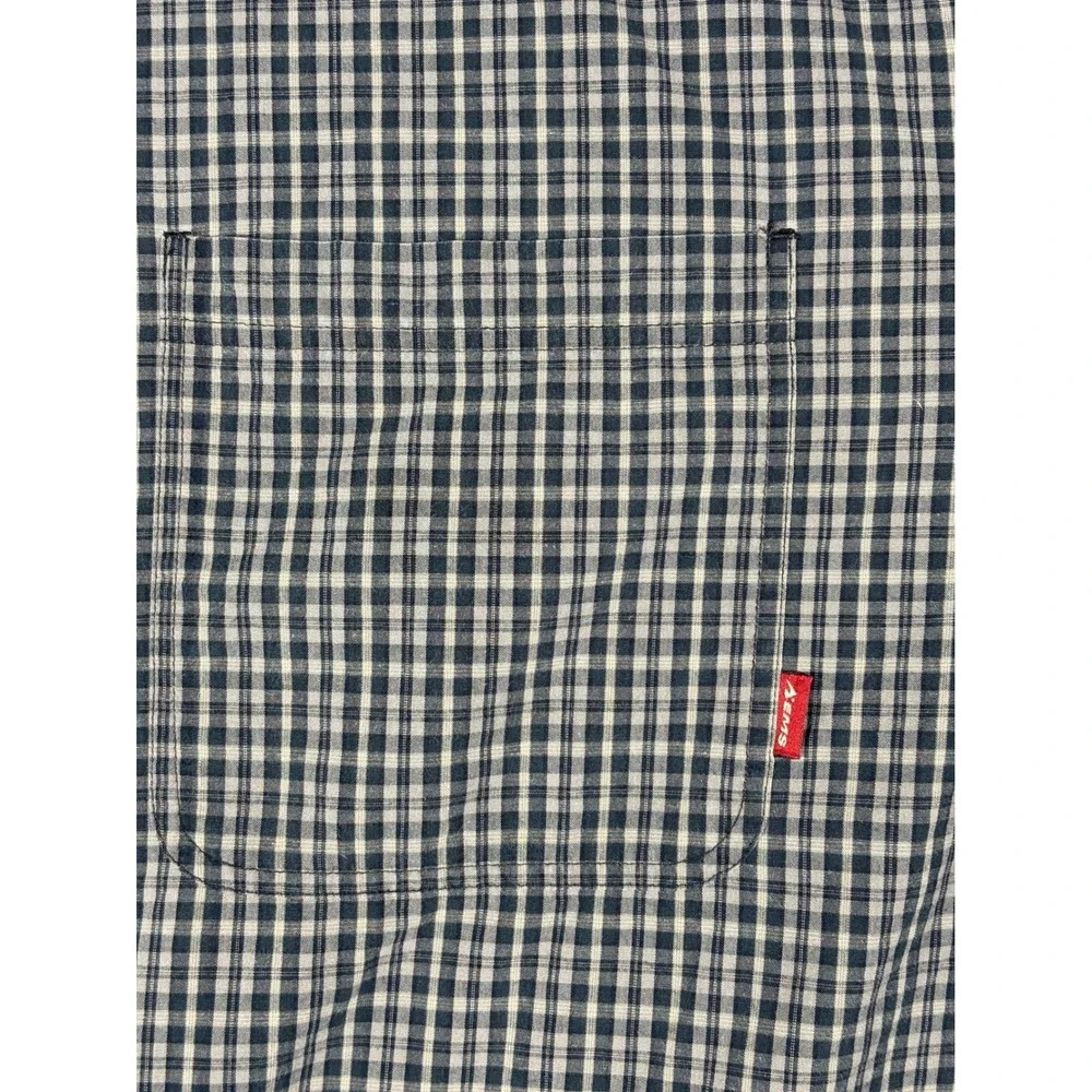 Eastern Mountain Sports‎ Mens XXL Plaid Long Sleeve Button Down Shirt Casual